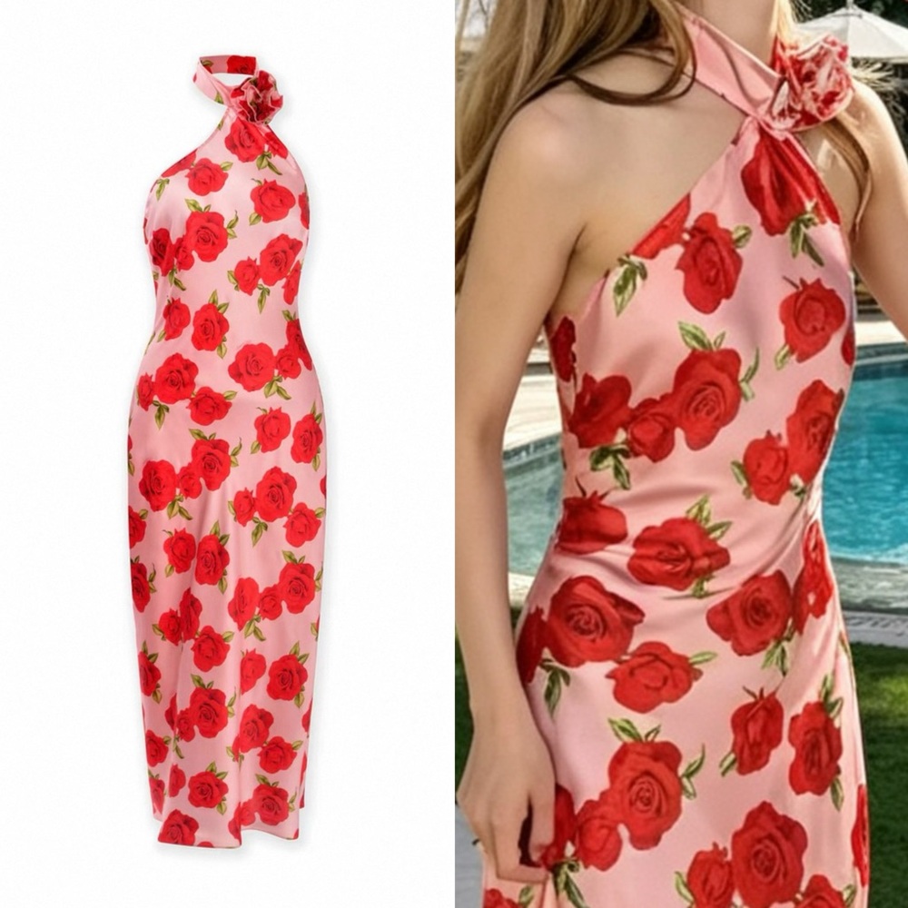 From Future Sienna Dress Hot Roses